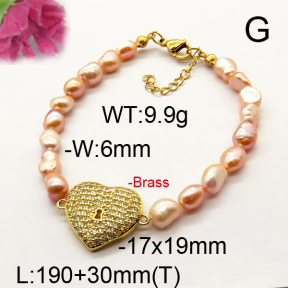 Fashion Brass Bracelet  F6B300553vhnv-J111