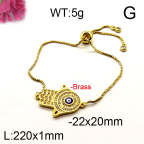Fashion Brass Bracelet  F6B404340vhha-J111