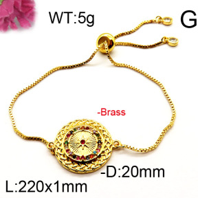 Fashion Brass Bracelet  F6B404342bhva-J111