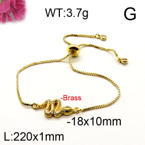 Fashion Brass Bracelet  F6B404343vbpb-J111