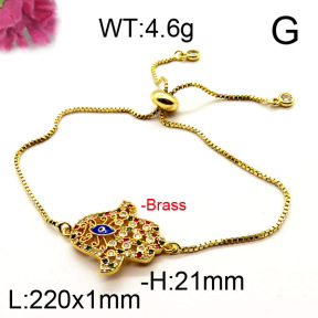 Fashion Brass Bracelet  F6B404347vhha-J111