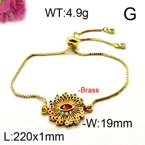 Fashion Brass Bracelet  F6B404349vhha-J111