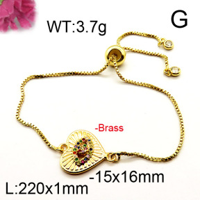 Fashion Brass Bracelet  F6B404355bhva-J111
