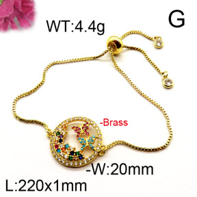 Fashion Brass Bracelet  F6B404356vhha-J111