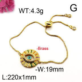 Fashion Brass Bracelet  F6B404358vhha-J111