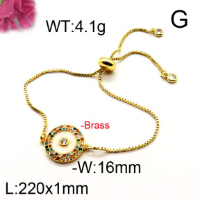 Fashion Brass Bracelet  F6B404359bhva-J111