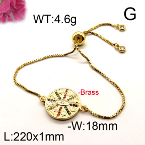 Fashion Brass Bracelet  F6B404360vbpb-J111