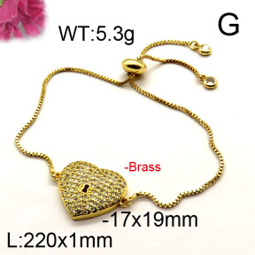 Fashion Brass Bracelet  F6B404362bhva-J111