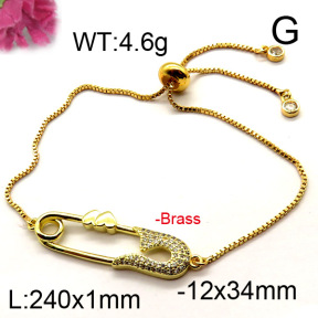 Fashion Brass Bracelet  F6B404363bhva-J111