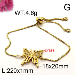 Fashion Brass Bracelet  F6B404367vbpb-J111