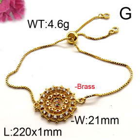 Fashion Brass Bracelet  F6B404368bhva-J111