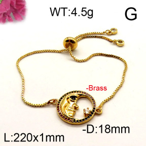 Fashion Brass Bracelet  F6B404370vhha-J111