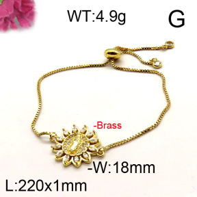Fashion Brass Bracelet  F6B404371bhva-J111