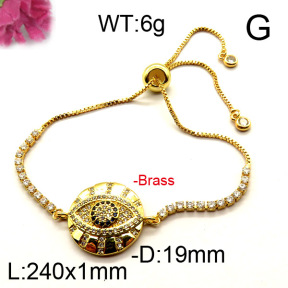 Fashion Brass Bracelet  F6B404378ahjb-J111
