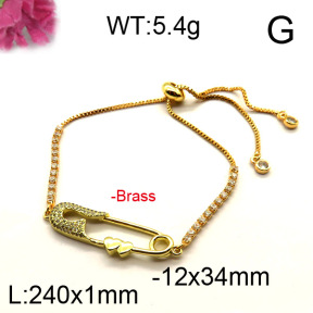 Fashion Brass Bracelet  F6B404382vhha-J111