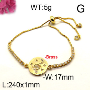 Fashion Brass Bracelet  F6B404385vhha-J111