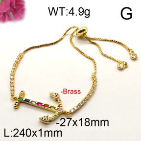 Fashion Brass Bracelet  F6B404387ahjb-J111