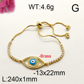 Fashion Brass Bracelet  F6B404389vhha-J111