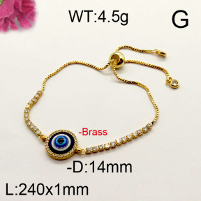 Fashion Brass Bracelet  F6B404391vhha-J111