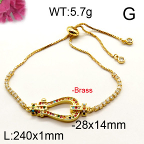 Fashion Brass Bracelet  F6B404393bhia-J111