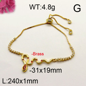 Fashion Brass Bracelet  F6B404394bhia-J111