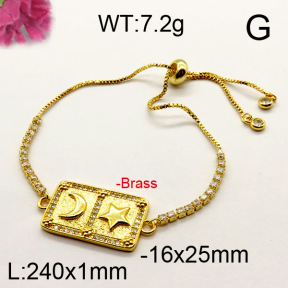 Fashion Brass Bracelet  F6B404395vhha-J111