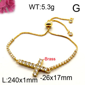Fashion Brass Bracelet  F6B404398vhha-J111
