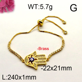 Fashion Brass Bracelet  F6B404401bhia-J111