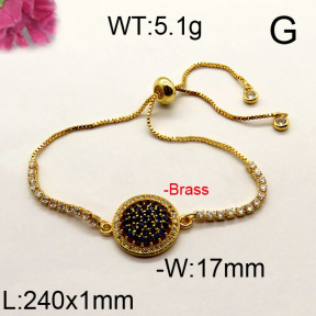 Fashion Brass Bracelet  F6B404404vhha-J111