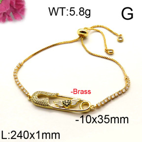 Fashion Brass Bracelet  F6B404405vhha-J111