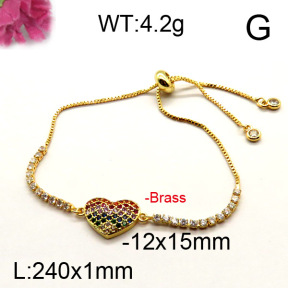 Fashion Brass Bracelet  F6B404415vhha-J111