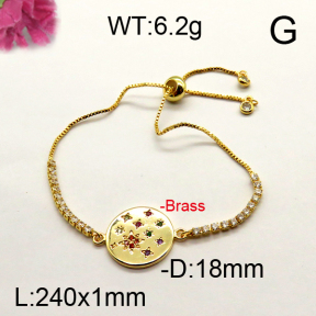 Fashion Brass Bracelet  F6B404416vhha-J111