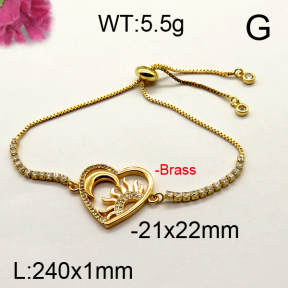 Fashion Brass Bracelet  F6B404419vhha-J111