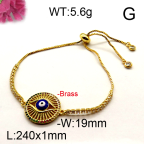 Fashion Brass Bracelet  F6B404421vhha-J111