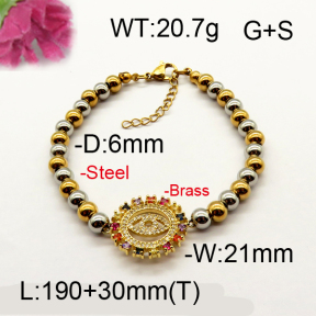 Fashion Brass Bracelet  F6B404428ahpv-J111