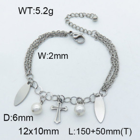 SS Bracelet  3B3002543vbnb-350