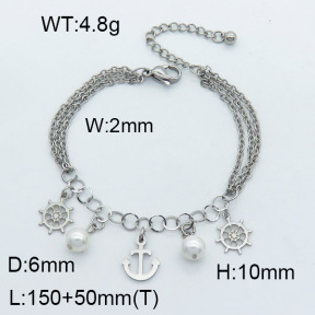 SS Bracelet  3B3002544vbnb-350