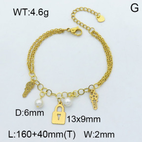 SS Bracelet  3B3002556bbov-350