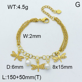 SS Bracelet  3B3002559bbov-350