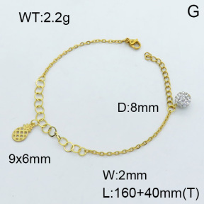 SS Bracelet  3B4002511vbmb-350