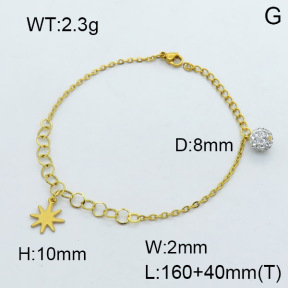 SS Bracelet  3B4002515vbmb-350