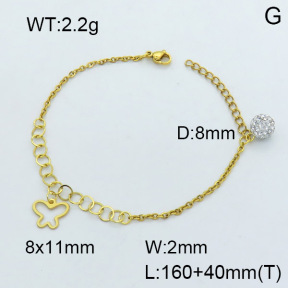 SS Bracelet  3B4002517vbmb-350