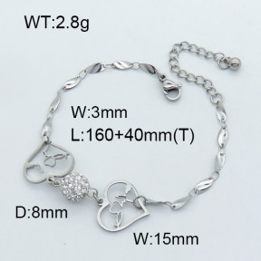 SS Bracelet  3B4002524bbml-350