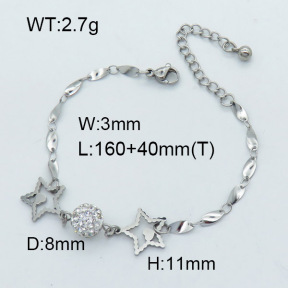 SS Bracelet  3B4002525bbml-350
