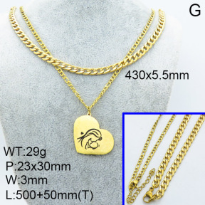 SS Necklace  3N2001928bhil-908
