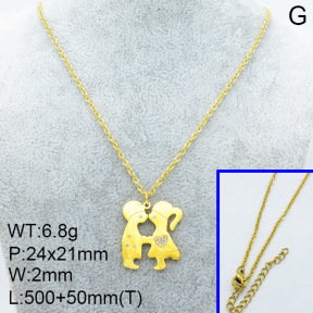 SS Necklace  3N4001950vbmb-908