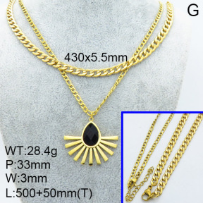 SS Necklace  3N4001956vhkb-908