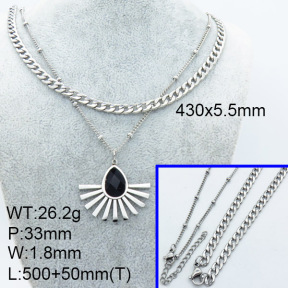 SS Necklace  3N4001965ahjb-908