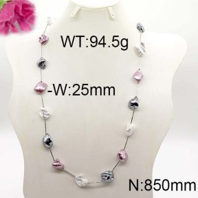 Fashion Brass Necklace  F6N300173vila-J123