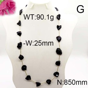 Fashion Brass Necklace  F6N300180vila-J123
